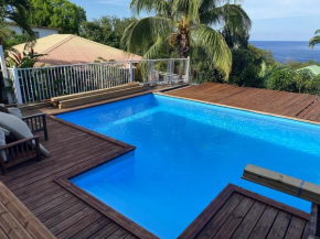 Appartement charmant à Pointe-Noire, vue mer, 51 m², piscine